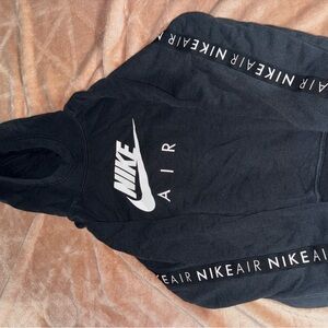 Nike Air Black Sweatshirt with White Accents